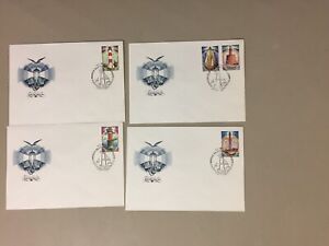 Set of four LIGHTHOUSES Russia fdc