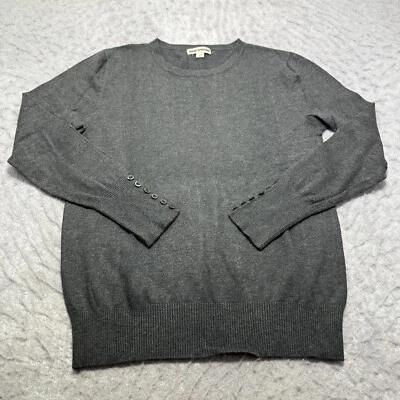 Zenana Outfitters Knit Sweater Gray Rayon Blend Womens Size Medium M - Изображение 1 из 4