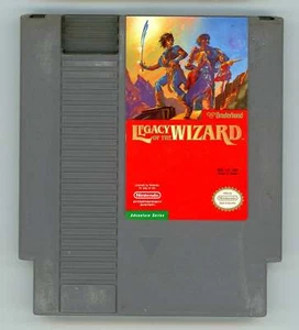 1987 Legacy of the Wizard NES Video Game Cartridge - Picture 1 of 2