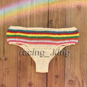 Crochet Lace Thong g String Sexy Bottom Secret Bohemian Bikini Swimwear - Picture 1 of 5