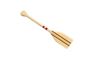 Mini paleta de madera Polport pino caoba regalo recuerdo vela canoa 60 cm 24 pulgadas - Imagen 1 de 1