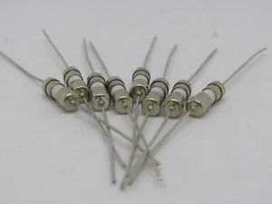 Foot lead Ceramic fuse 6.3A Slow & F6.3A Fast T6.3AL250 T6300 3.6x10mm Axial amp - Picture 1 of 21