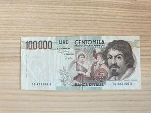 Centomila Lire 100000 I Tipo Caravaggio 1983 Ciampi Stevani TC 422166 K - Picture 1 of 2