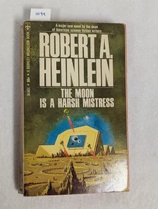 The Moon is a Harsh Mistress - Robert A. Heinlein - 1st Print Berkley 1968 PB - Picture 1 of 5