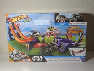 Hot Wheels RacerVerse Star Wars GROGU’S GREAT RACE TRACK SET NEW Disney - Picture 1 of 3