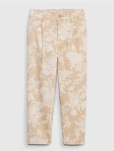 NWT Gap × LoveShackFancy 5 year Toddler Floral Pleated Khakis Trouser Easter - Picture 1 of 3