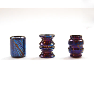 TC4 Damascus Bead Lanyard Paracord Pendant Necklace Bracelet Making - Image 1 of 4