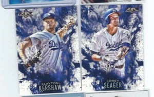 2 2016 TOPPS UPDATE FIRE LOT DODGERS COREY SEAGER CLAYTON KERSHAW - Picture 1 of 1