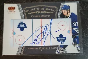 2012-13 Panini Crown Royale Scratching The Surface Auto Carter Ashton SS-CA - Foto 1 di 3