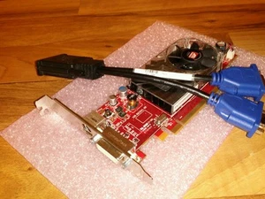 Dell Dimension 4700 5100 5150 9100 9150 9200 Tower Dual VGA Monitor Video Card - Picture 1 of 4