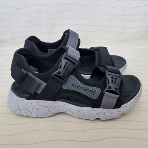Skechers Mens Tresmen Garo Sport Sandals Black Gray Strappy Shoes 237396 Size 11 - Picture 1 of 10