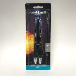 Uni-Ball 207 Gelstifte 74314 Mittelgroß 0,7 mm Blaue Tinte, 2 Stück | Einziehbar | Offene Packung - Bild 1 von 2