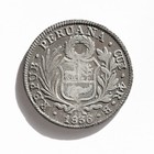 Peru 4 Reales 1836 Silver Coin