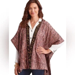 SOFT Surroundings Korra Tweed Wrap - Picture 1 of 7