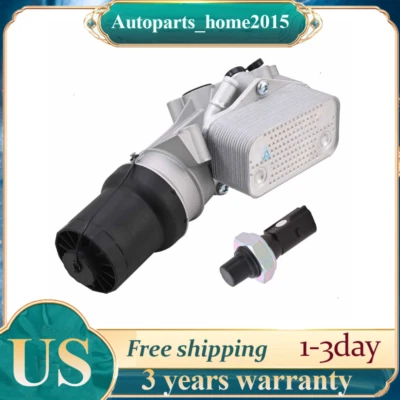 Carcasa de filtro de enfriador de aceite de aluminio para VW Jetta Golf Rabbit Passat Rabbit 2,5 L Foto 1 de 4