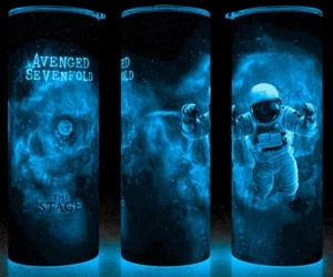 Glow in the Dark Avenged Sevenfold The Stage Rock Music Cup Mug Tumbler 20oz - Picture 1 of 4