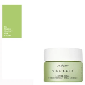 2tlg. Set | 1x50ml M. Asam VINO GOLD 24h Gesichtscreme Creme + Kosmetikband | - Bild 1 von 2