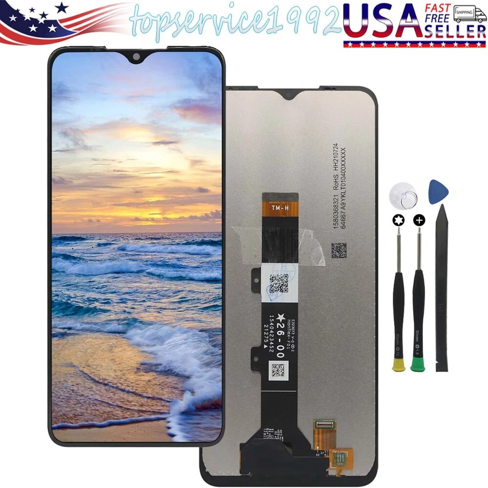 适用于摩托罗拉 MOTO G Pure LCD 显示器触摸屏替换数字化仪组件 — 第 1/4 张图片