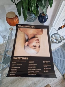 Ariana Grande “Sweetener” Album Cover Poster – A2 (42×59 cm) | Track List - Picture 1 of 6