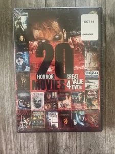 20-Movie Horror Collection- Slasher Gore 4 DVD in Total Brand New Sealed - Picture 1 of 2