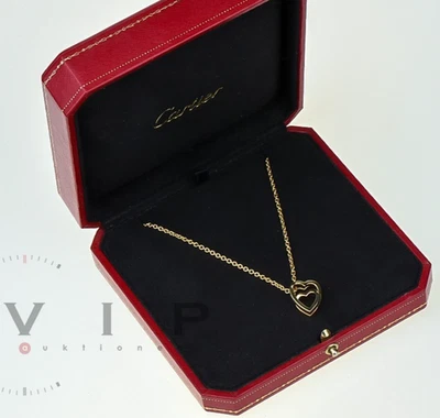 COLLAR CARTIER CORAZÓN COLLAR COLLAR CADENA Y CORAZÓN COLGANTE ORO 18K (2001) Foto 1 de 4