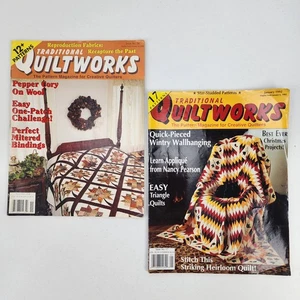 Lot of 2 Vintage 1992 & 1994 90s Traditional Quiltworks Magazines with Patterns - Imagen 1 de 6