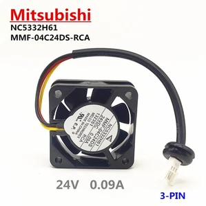 NC5332H61 MMF-04C24DS-RCA 24V 0.09A Mitsubishi Interface Inverter Driver Fan - Afbeelding 1 van 6