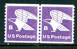 USA 1981 Non Denominated B Coil Scott #1820 Line Pair MNH Q649 - Picture 1 of 6