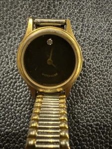 Wittnauer Diamond Accent JV8071 076 Silver/gold Band Women's Watch - Picture 1 of 3