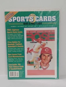 Allan Kaye's Sports Cards mag #2 Dec 91-Jan 92 Pete Rose NEW rare SEALED - Imagen 1 de 5