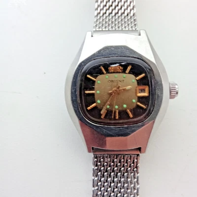 Reloj mecánico vintage mujer ORIENT. Hecho en Japón. NO FUNCIONA. Foto 1 de 4