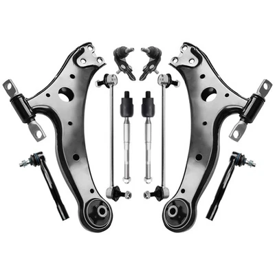 Brazo de control inferior delantero 10 piezas barras de amarre para Toyota Camry 2007 2008 2009 2010 2011 Foto 1 de 2