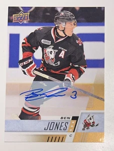 Upper Deck Ben Jones autograph Vegas Golden Knights CHL #54 2017-18 - Picture 1 of 2