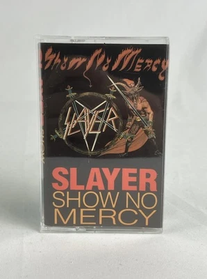 SLAYER Vintage Cassette Tape Show No Mercy 1983 Metal Blade Records Heavy Metal - Image 1 of 4