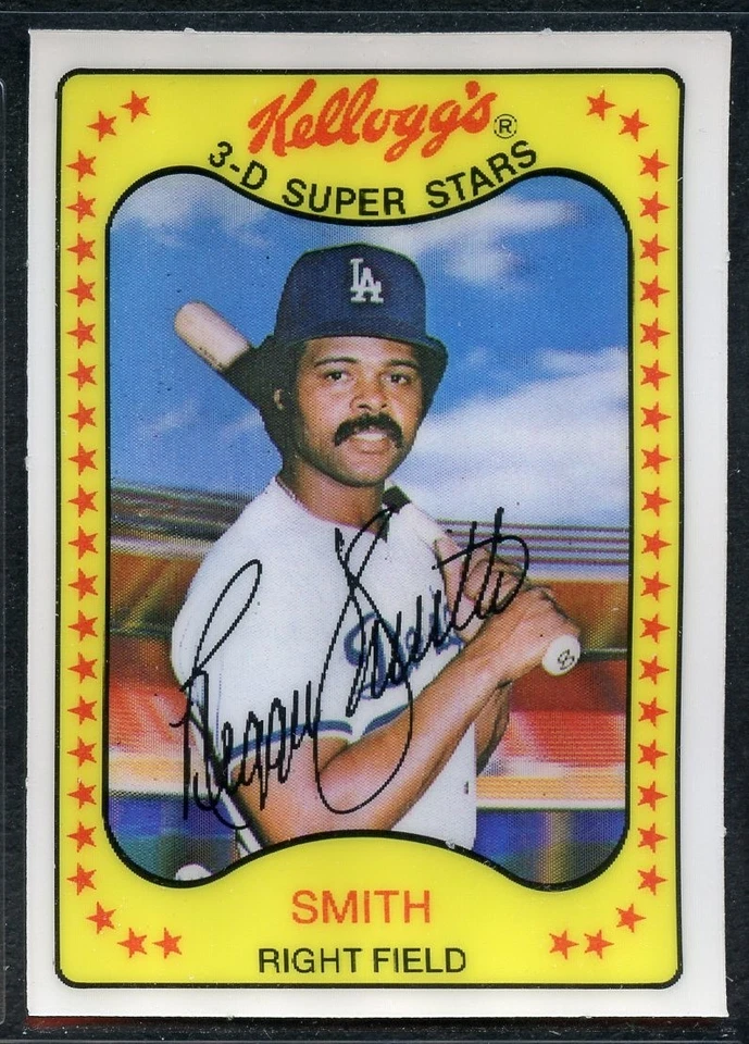 1981 Kellogg's 3-D Baseball Superstars -#36 - Reggie Smith - Los Angeles Dodgers - Image 1 of 1