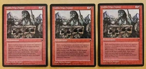 3x Goblin War Drums (V.4) - MTG Fallen Empires FEM Common Good (GD) - Imagen 1 de 1