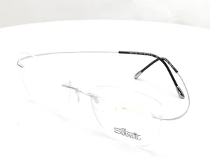Silhouette 5515 CM 7010 Sterling Silver Rimless Unisex Eyeglasses 55mm - Picture 1 of 6