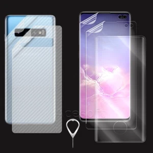 6 in 1 Premium protezione schermo anteriore + posteriore per Samsung Galaxy S10 + SM-G975U USA - Foto 1 di 1