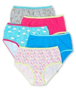 Wonder Nation Girls 5 Pack Cotton Briefs NEW Size 10 - Picture 1 of 5