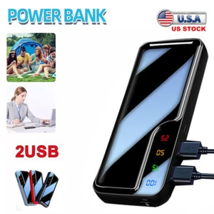 Portable Power Bank External Battery Capacity 950000mAh 2USB Super Fast Charger - Picture 1 of 15