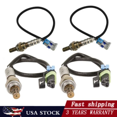 4pcs Up+Downstream O2 Oxygen Sensor For Chevrolet Camaro Corvette 6.2L 7.0L V8 - Image 1 of 4