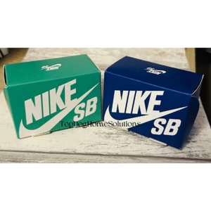 Nike Mini Trainer Sneaker Shoe Box Gift Sport Football Red White Blue Pink Green - Picture 1 of 19