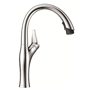 Blanco 442037 Artona 1.5 GPM Single Hole Pull Down Kitchen Faucet, Stainless Ste - Picture 1 of 5