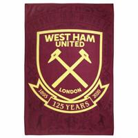West Ham United FC 125 Single Duvet Quilt Cover Football Club Fan Bedding Gift