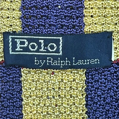 £119 POLO RALPH LAUREN MES TEJIDO LGBTQ+ ESTILO ARLEQUÍN CORBATA DE SEDA Y6 Foto 1 de 4