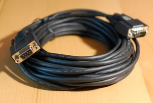C2G 25ft DB9 M/F Extension Cable - Black - Picture 1 of 6