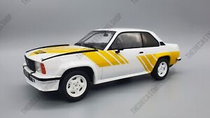 IXO 1:18 1982 Opel Ascona B 400 - White with Yellow Decals