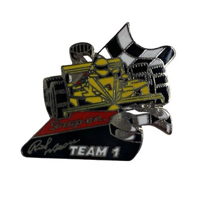 RICK MEARS ~ Team 1 ~ Mac Tools Indianapolis 500 Racing; Snap On Pinback Pin - Image 1 of 3