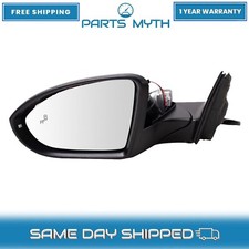 New Side Mirror Blind Spot Turn Signal Power Heated LH For 2019-20 VW Jetta