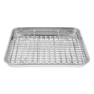 Brathähnchen-Servierplatte Teller Für Snacks Ofen Gestell Backform - Bild 1 von 17